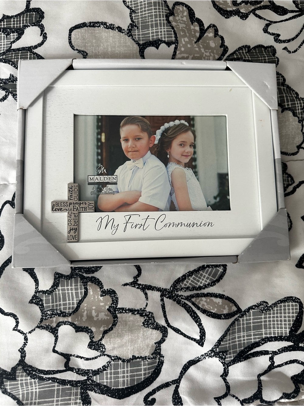 Malden White 'My First Communion' Decorative Photo Frame